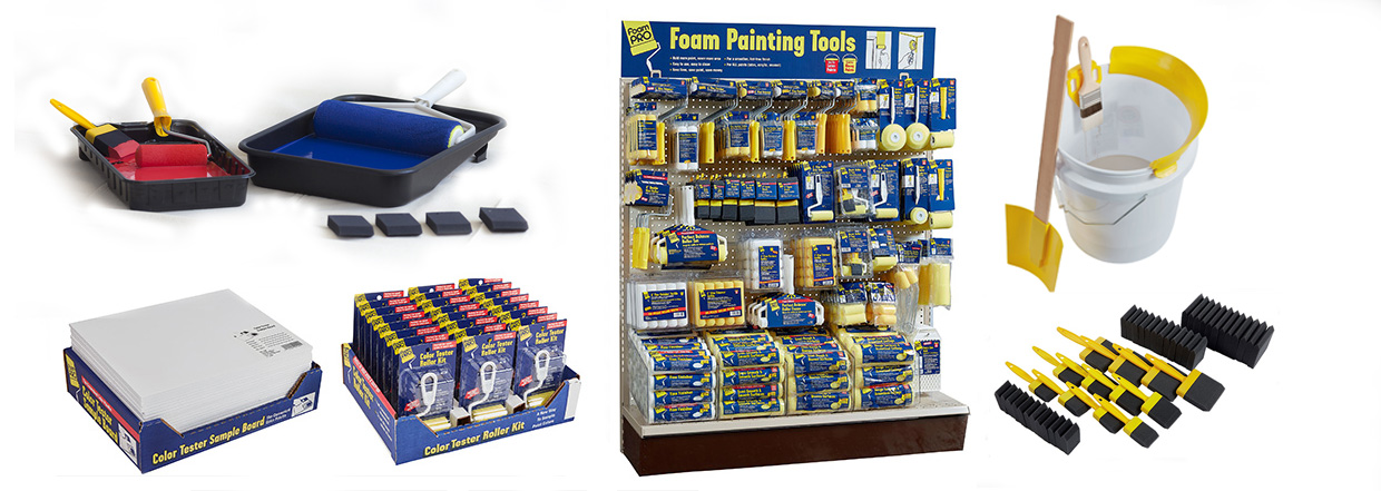 Foampro Foam Pro Fits-All Sticks Yellow Plastic Paint Spatula 141